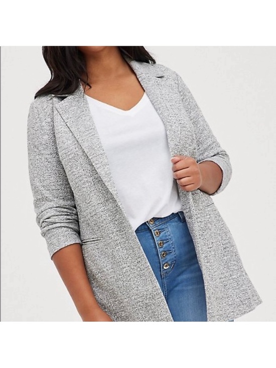 Torrid Studio Double Knit Boyfriend Blazer - Picture 8 of 12